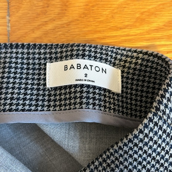 NWOT Babaton Houndstooth Wrap Style Skirt - Picture 8 of 10